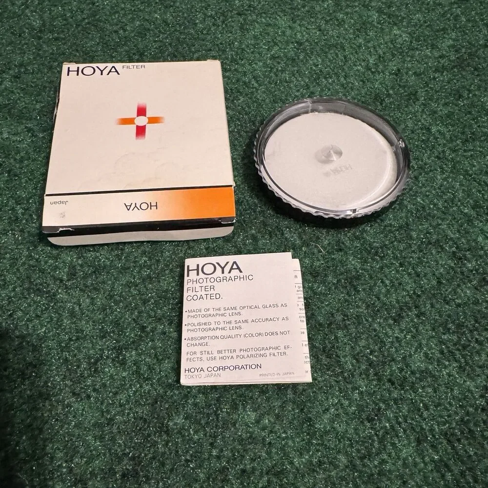 HOYA 62mm UV(O) Lens Filter. In Very Good Condition. Includes Box And Case.